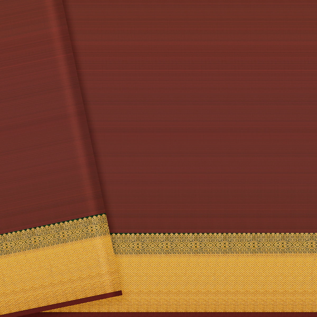 Regal Black and Deep Maroon Kanchipuram Silk Saree