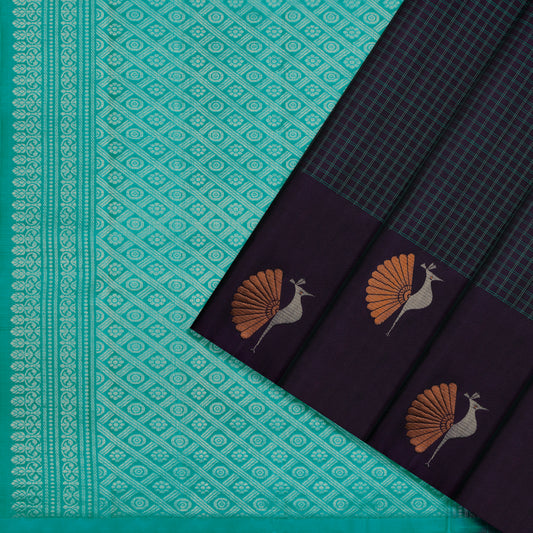 Neelanjana Fan-Tailed Bird Soft Silk Saree