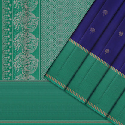 Neelavarna Mayura Blue Soft Silk Saree