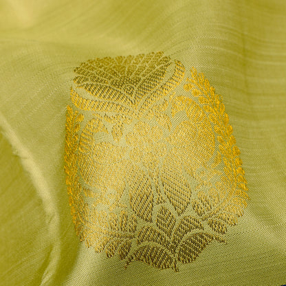 Haridra Gaja Kanchipuram Traditional Pure Silk Saree