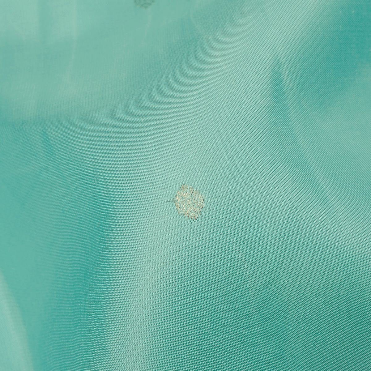 Pastel Aqua Blue and Cream Kanchipuram Vintage Silk Saree