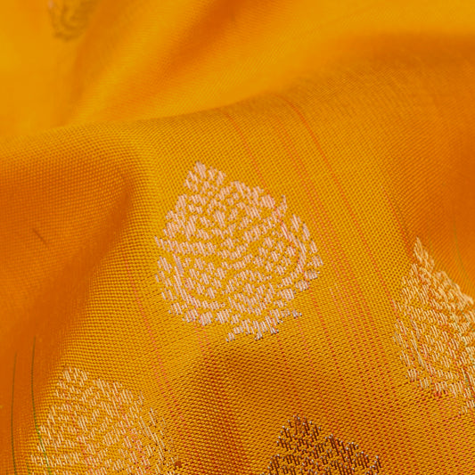 Suryaprabha Yellow Pastel Border Soft Silk Saree
