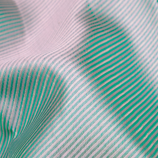 Tarunika Mayura Mint Green Pure Silk Saree