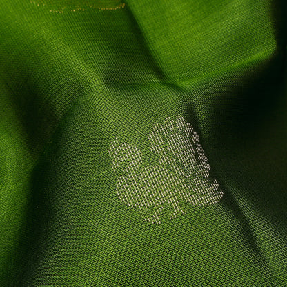 Vanya Green & Coffee Brown Soft Silk Saree