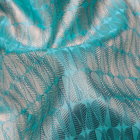 Neelanjana Aqua Blue Arani Pure Silk Saree