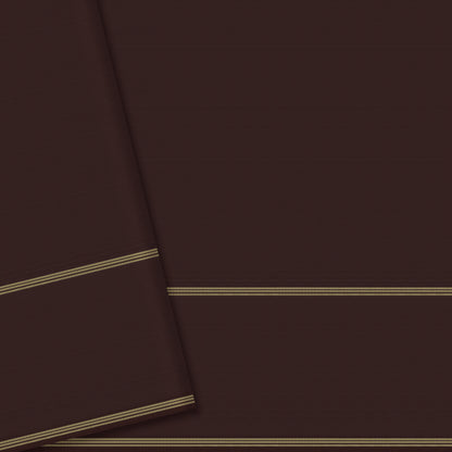 Vanya Green & Coffee Brown Soft Silk Saree