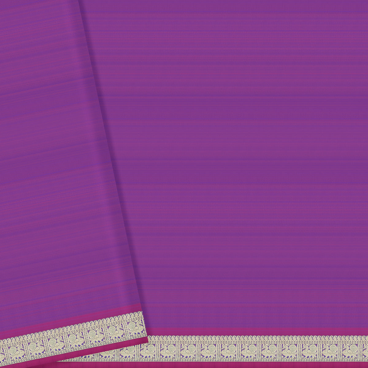 Emerald Green and Royal Purple Kanchipuram Silk Saree