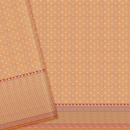 Rajahamsa Golden Jacquard Pure Silk Saree
