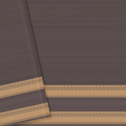 Nishitha Charcoal & Gold Soft Silk Saree