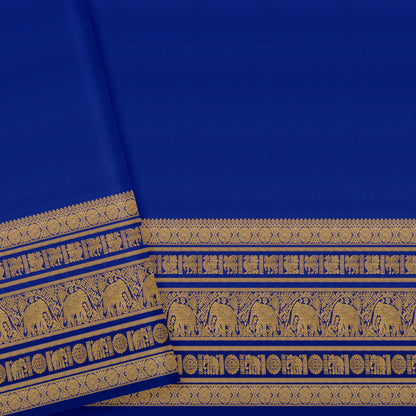 Haridra Gaja Kanchipuram Traditional Pure Silk Saree