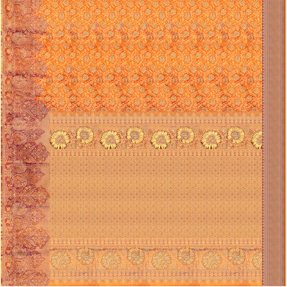 Rajahamsa Golden Jacquard Pure Silk Saree