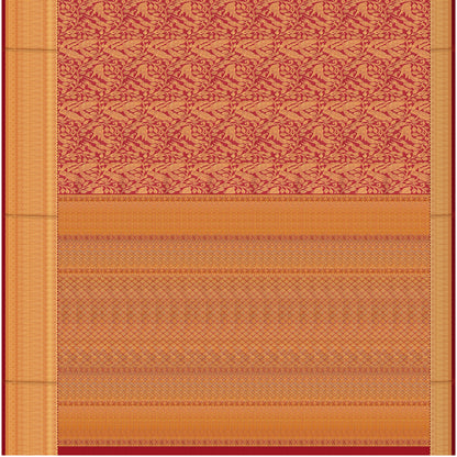Regal Maroon Parrot Motif Kanchipuram Silk Saree