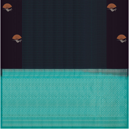 Neelanjana Fan-Tailed Bird Soft Silk Saree
